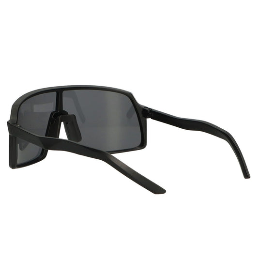 Spectrum zonnebril mat zwart smoke glas heren