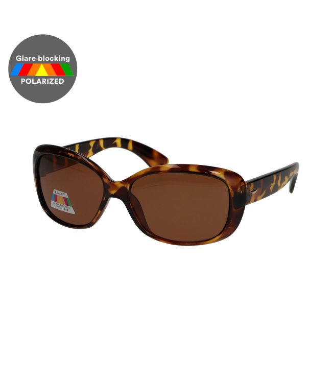 Load image into Gallery viewer, Spectrum polarized zonnebril ovaal tortoise bruin dames
