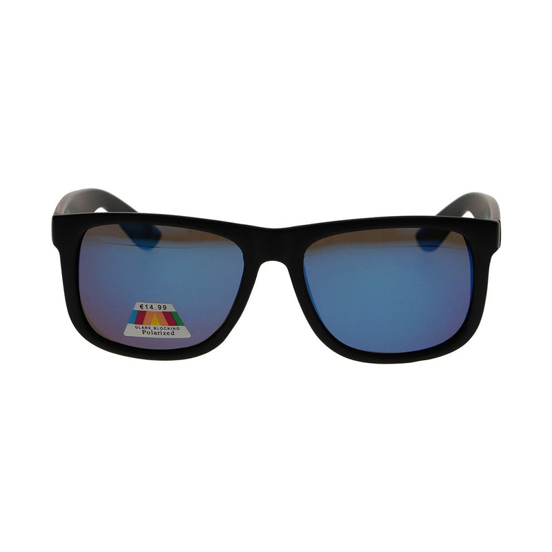 Load image into Gallery viewer, Spectrum polarized zonnebril vierkant mat zwart blauw heren
