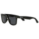Spectrum polarized zonnebril vierkant zwart smoke heren