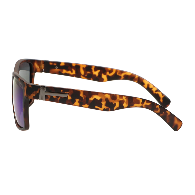Load image into Gallery viewer, Spectrum polarized zonnebril vierkant tortoise blauw unisex
