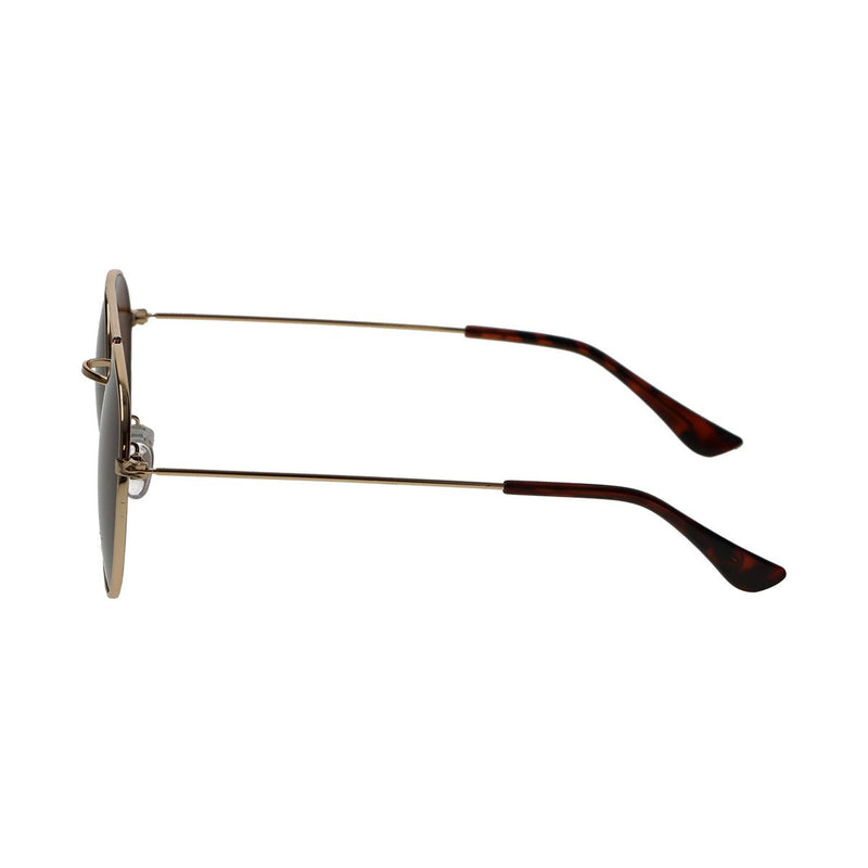 Load image into Gallery viewer, Spectrum zonnebril rond goud metaal bruin unisex
