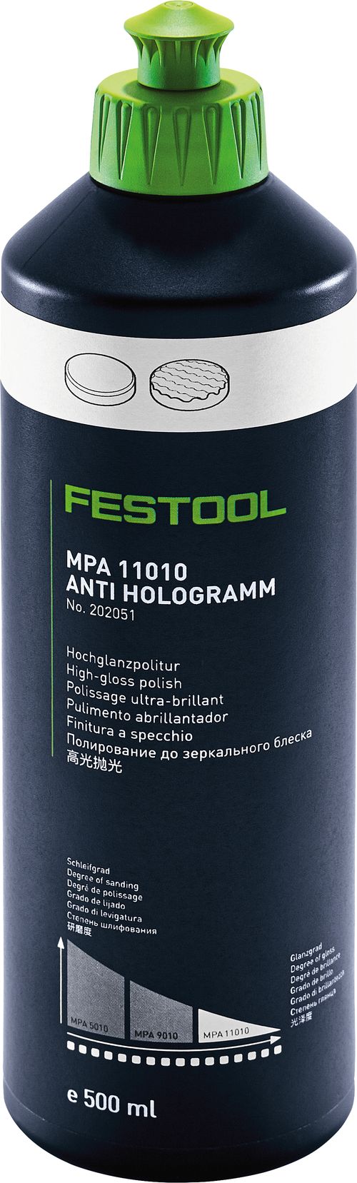 Festool accessoires polijstmateriaal mpa 11010 wh 0,5l - 202051