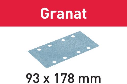 Festool accessoires granat stf 93x178 p180 gr 100 schuurstroken | 498938