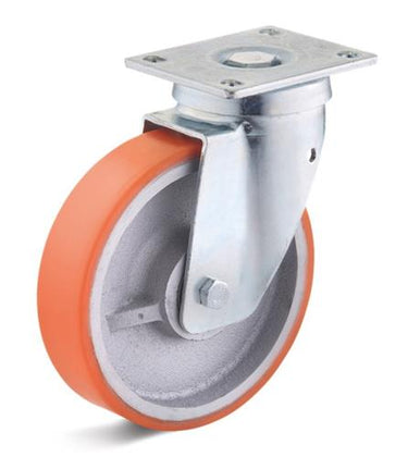 Torwegge zwenkwiel zwaarlast 100x30mm