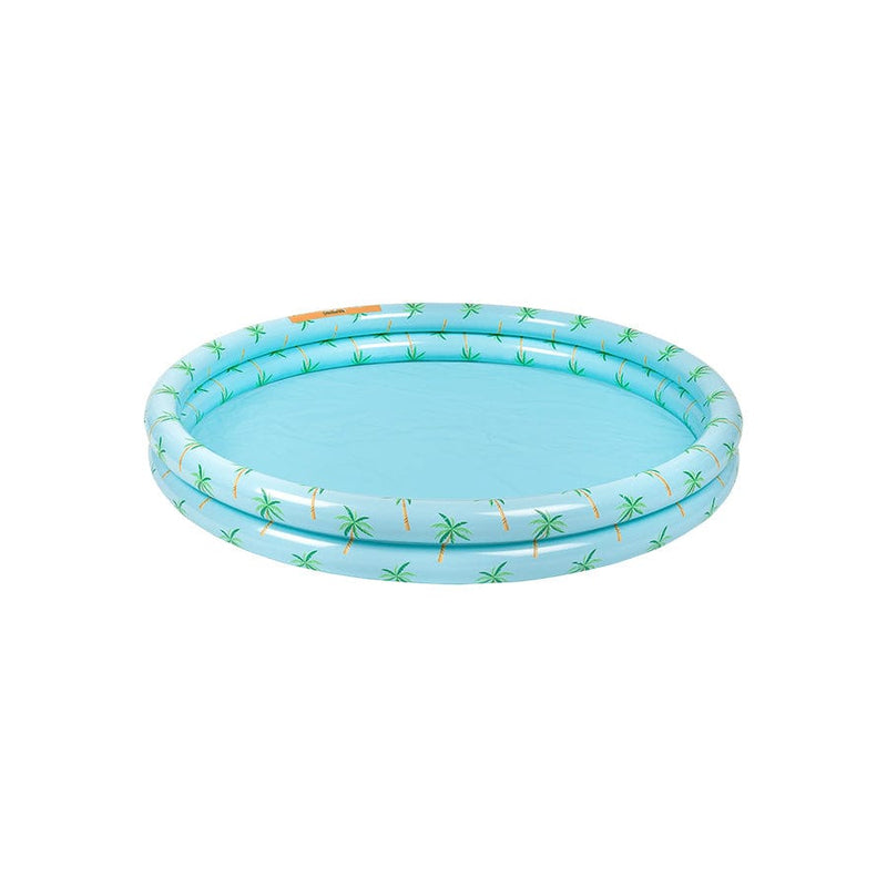 Load image into Gallery viewer, Palm paradise | blauw baby zwembad ø 100 cm
