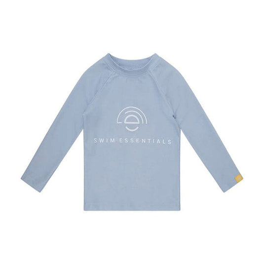 Pure tones | lichtblauw uv zwemshirt met lange mouwen