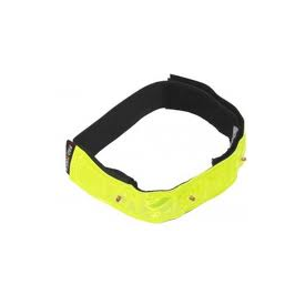 LED bracelet fluorescent yellow. incl batteries