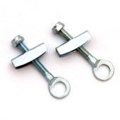 chain tensioners silver 2 pieces