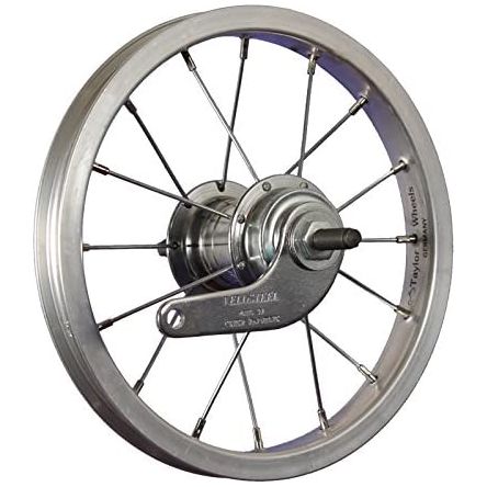 Hzb rear wheel 12 inch etrto 203 brake hub aluminum silver fixed axle