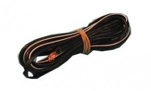 lighting cord 2-wire 210 cm black