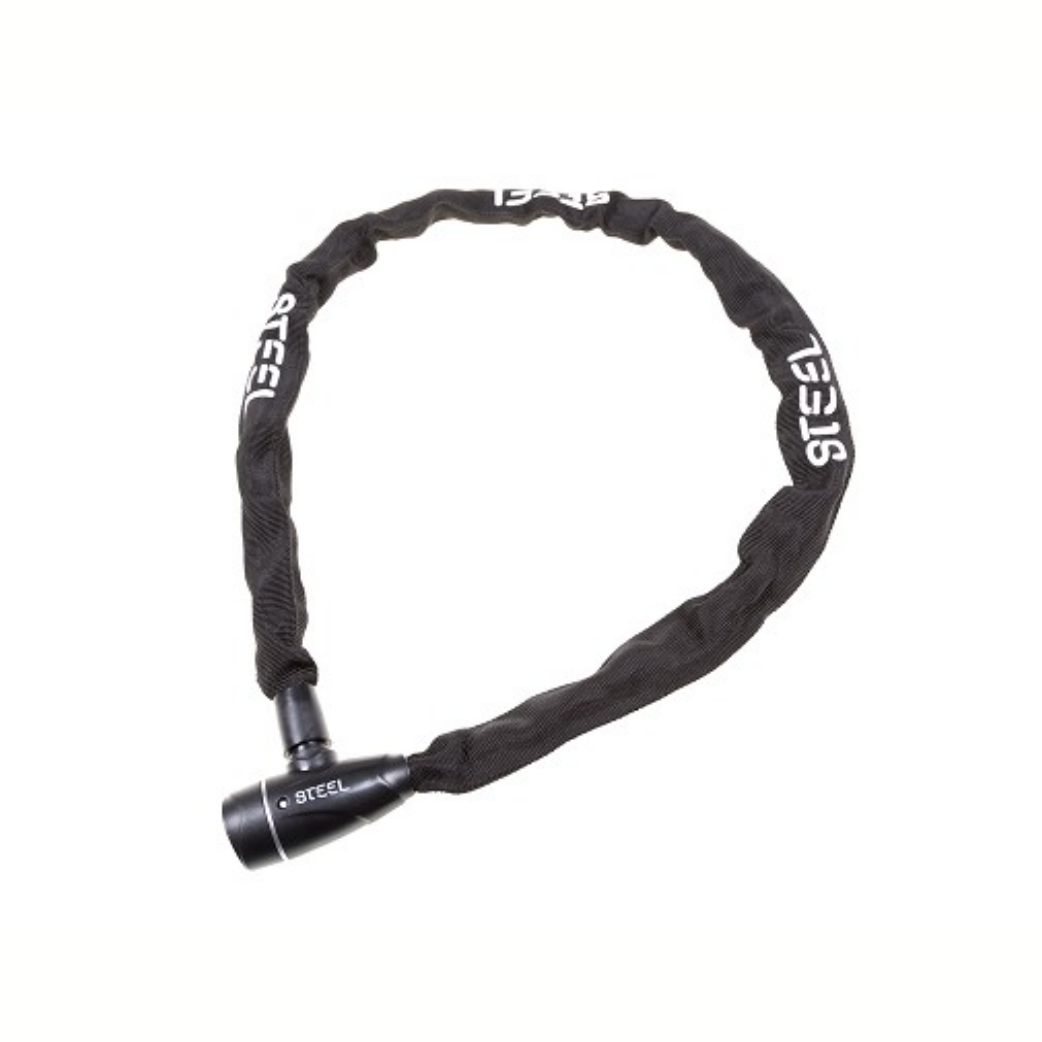 Steel chain lock Pro Lite 5x1100, black