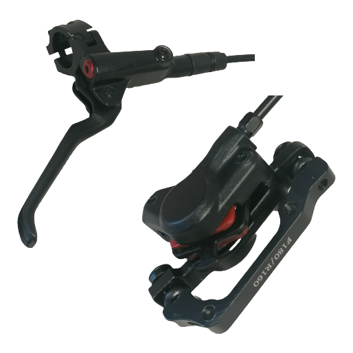 Bls Sh50-l1000 (shimano) hydraulische schijfremset links 1000mm zwart