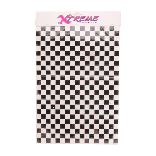 Diverse stickerset blokvlag carbon