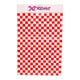 Diverse stickerset blokvlag rood