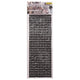 Diverse sticker crystal zwart