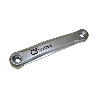Qt cycle tech crank left steel / plastic gray 170 mm 0702793
