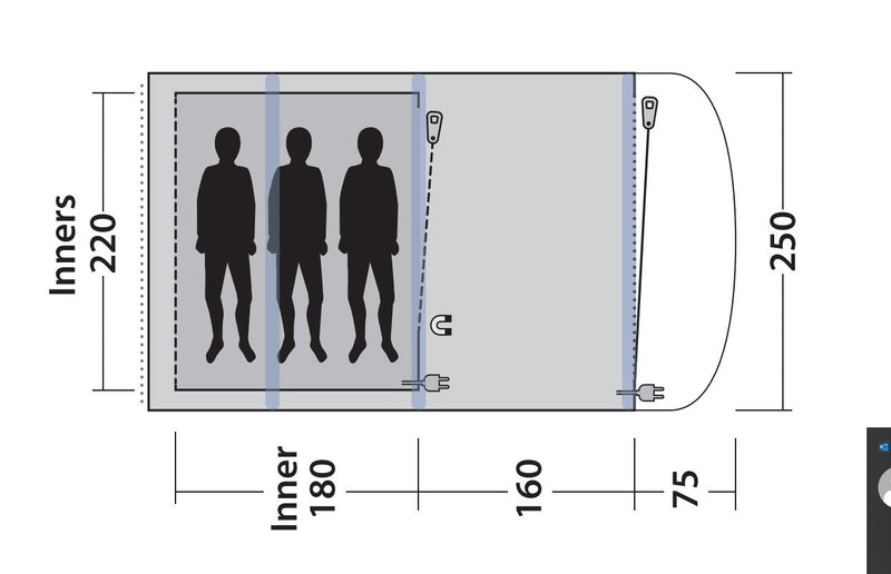 Load image into Gallery viewer, Outwell Lindale 3PA tent
