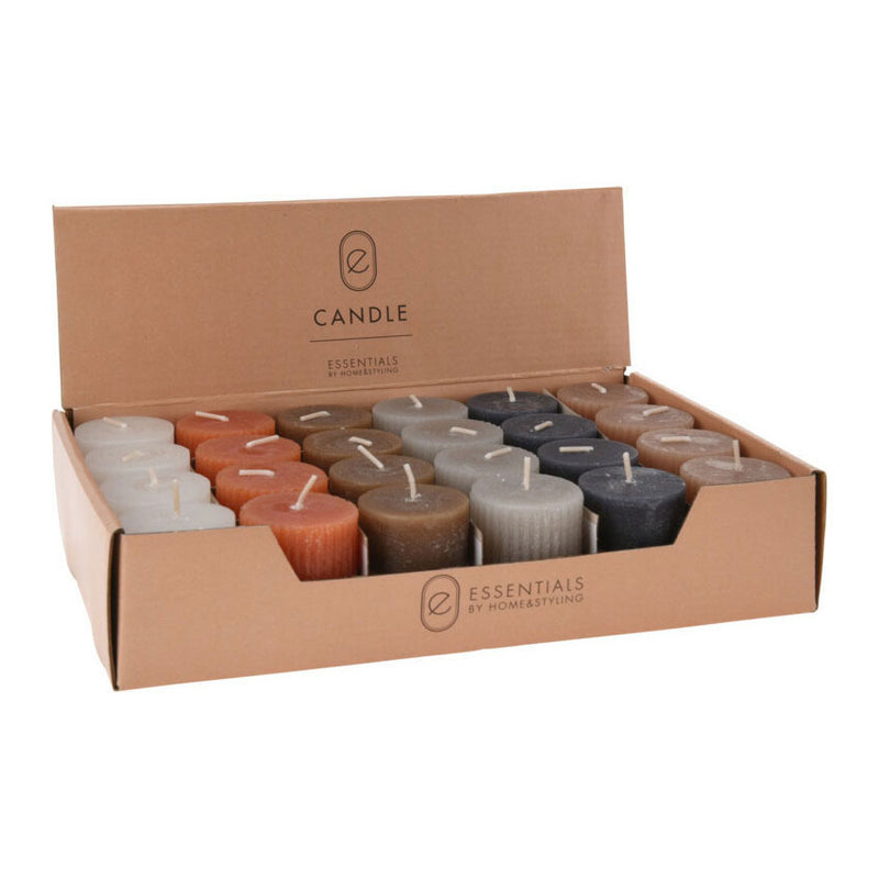 Load image into Gallery viewer, Decoratieve Kaars Kleur 4x5cm, Set van 24 stuks
