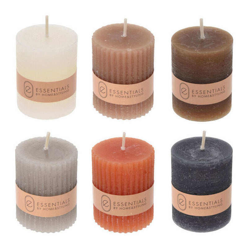 Load image into Gallery viewer, Decoratieve Kaars Kleur 4x5cm, Set van 24 stuks
