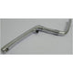 Bmx crank one piece zilver