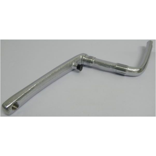 Crank one piece bmx silver