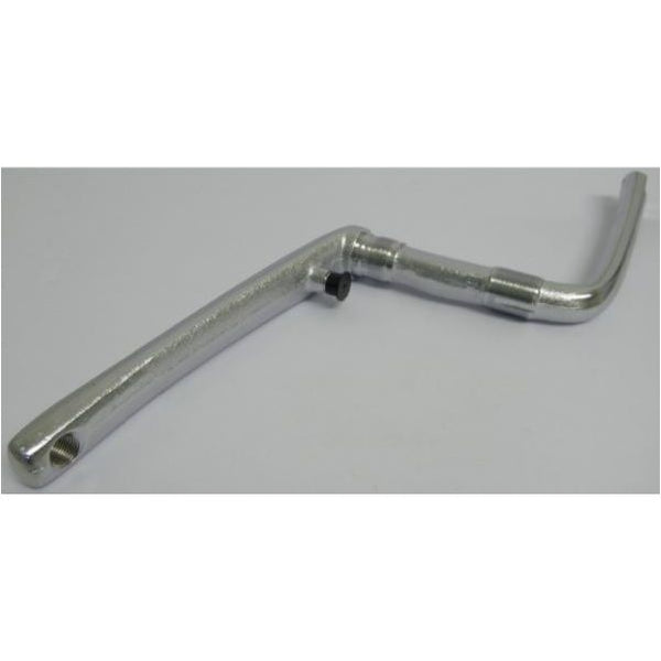 Crank one piece bmx silver