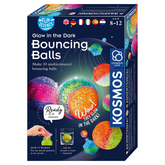 Kosmos glow in the dark stuiterballen maken, 20st.
