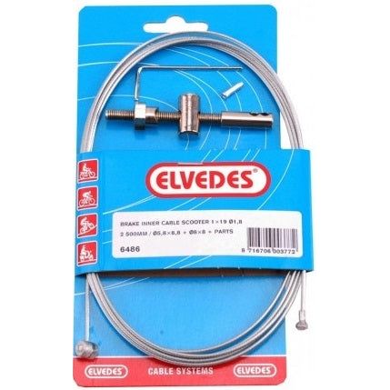 Elvedes brake inner cable cmpl. scooter 2500mm 6486-2.50