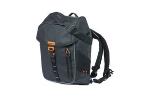 Basil Miles Tarpaulin - bicycle backpack - 17 liters - black/orange