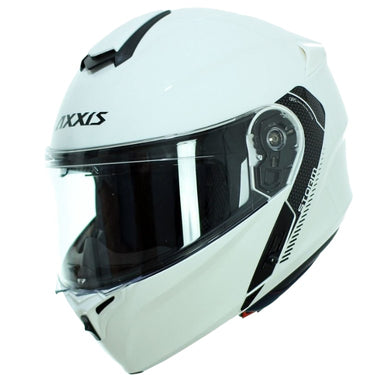 Axxis helm storm solid glans wit m