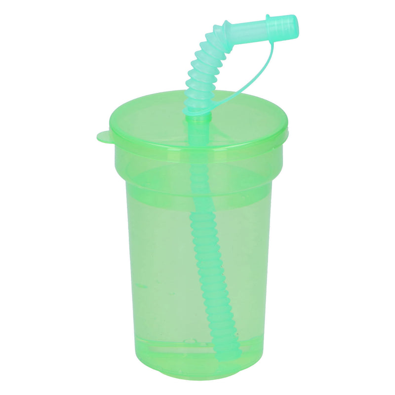 Load image into Gallery viewer, Kunststof Drinkbeker met Rietje 387ml, 6st.
