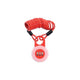 Qtcycletech QT CYCLE TECH Compact Spiraal Cijferslot 1200 3mm Rood