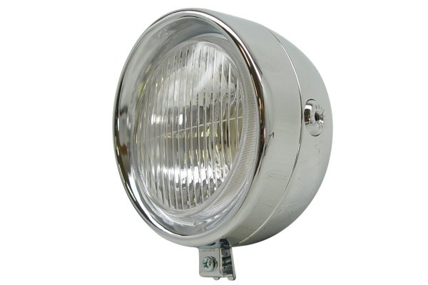 Koplamp Puch maxi rond classic chroom
