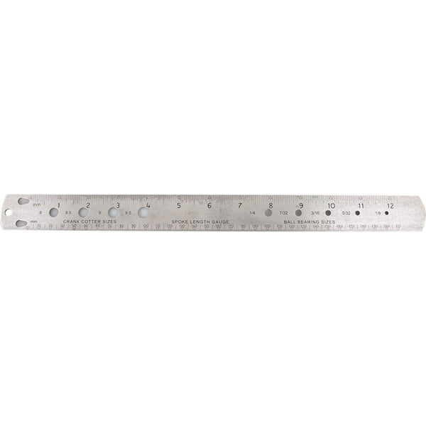 IceToolz Xpert measuring/spoke rod 33cm stainless steel 230E322