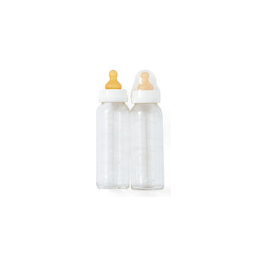 Hevea Glazen zuigflessen 240ml