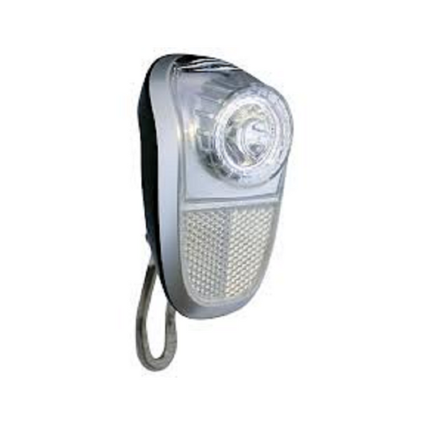 union led headlight mobile silver/black. hub dynamo (workshop packaging)