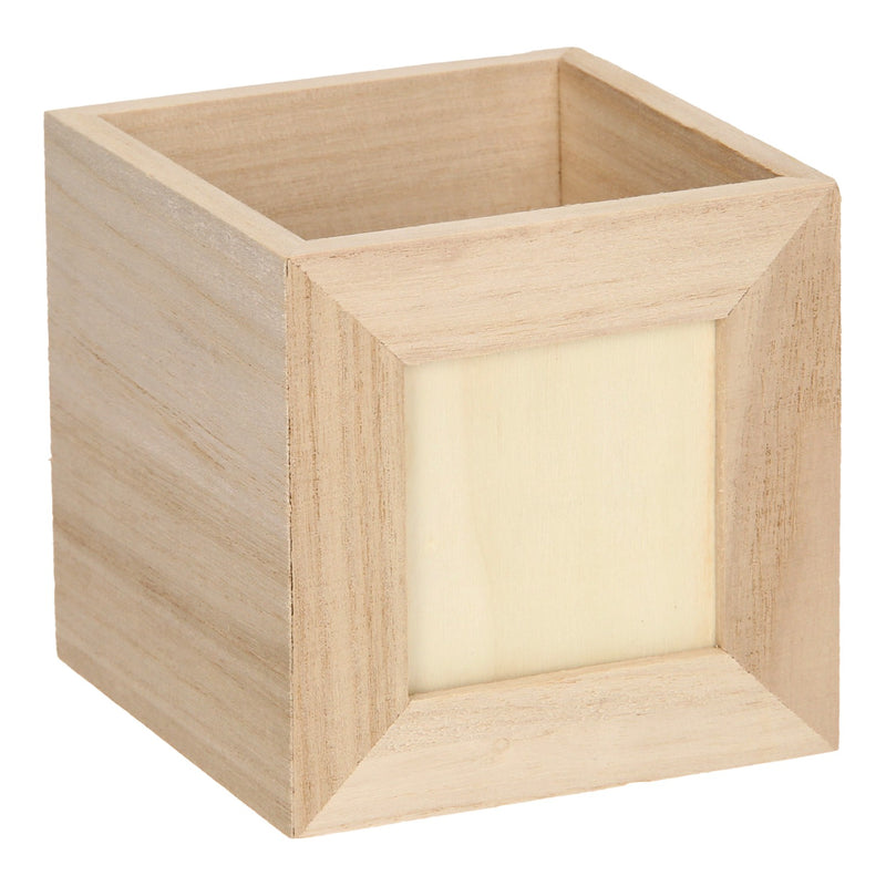 Load image into Gallery viewer, Playwood Versier je eigen Houten Pennenbakje (fotolijstje)
