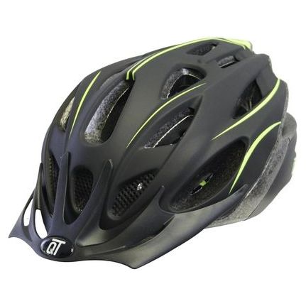 qt cycle tech helmet fuse matt black / fluo l 58-61 cm 2810421