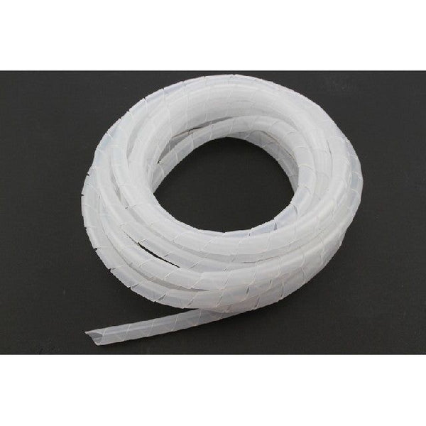 Cable spiral band transparent 12mm