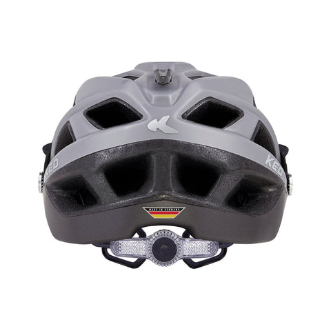 bicycle helmet ked covis lite m (52-58cm) - gray black matt