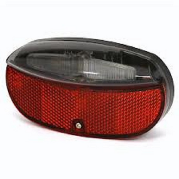 Union LED taillight. mounting 80mm. including batteries (workshop packaging).