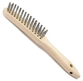 Wire brush 3 rows