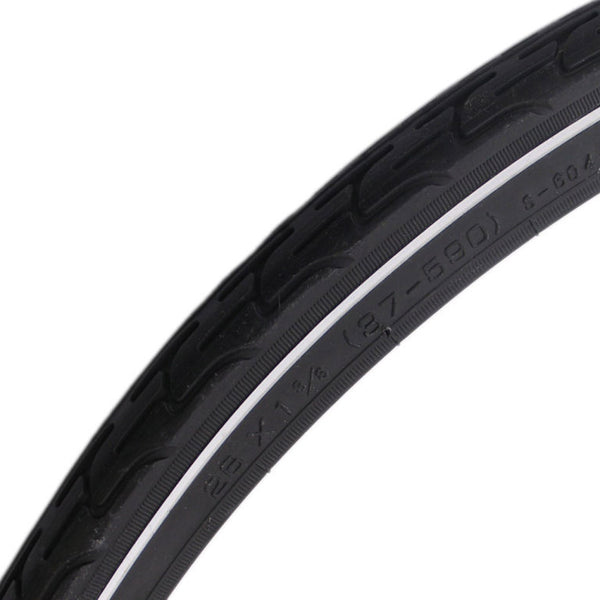 Tire 26x1 3/8" / 37-590 - black with white line