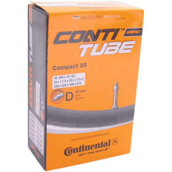 Continental inner tube dv7 compact 20 inch 32/47-406-451 dv 40 mm