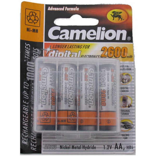 Battery Camelion rechargeable AA / LR06 NimH 1,5V - 2600 mAh (4 pieces)