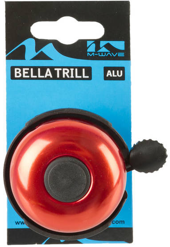 Bicycle bell M-Wave Bella Trill - red