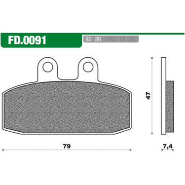 Newfren remblokset fd0091