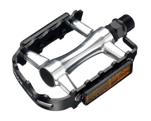 Union pedals SP-910S. Aluminum housing/steel cage. 9/16. (hang packaging)