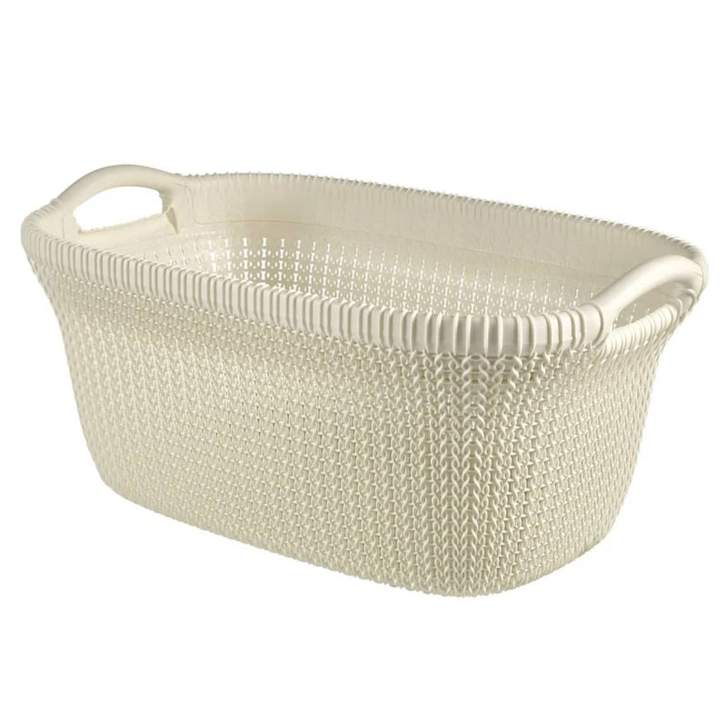 Load image into Gallery viewer, Curver Curver Wasmand Knit 40 L crèmewit
